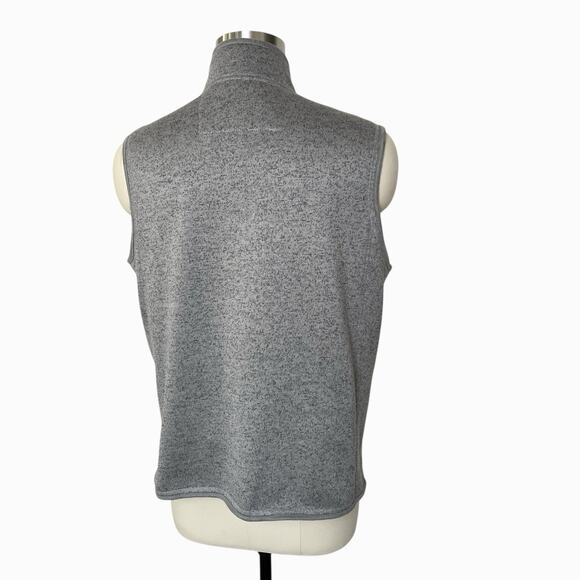 Orton Brothers Vest Men Large Full Zip Gray Fleece Outdoor Zipper Pockets Hiking - Picture 2 of 8